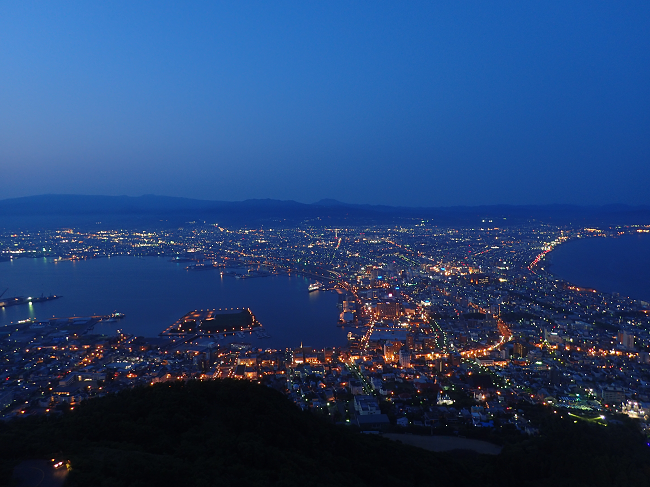 َR̖i Mt.HAKODATEYAMA NightView