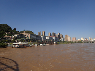 蘭州 黄河 中山橋 白塔山公園 LANZHOU Yellow-River Zhongshan Bridge Baitashan-Park