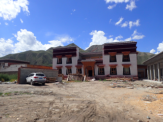 夏河 ラプラン寺 拉卜楞寺 XIAHE Labrang-Monastery 工事中 Construction