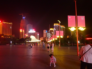 西寧 Xining 中心広場 夜 夜景 night Central-Square