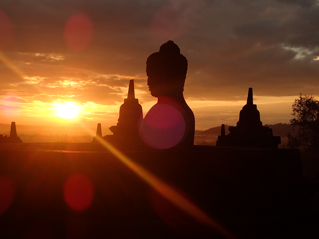 ボロブドゥール サンライズ Borobudur Sunrise ジョグジャカルタ YOGYAKARTA インドネシア Indonesia