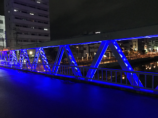 a̎Rs Im CgAbv Wakayamas KINOKAWAriver illumination