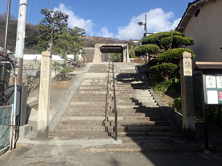 尾道 持光寺 階段