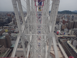 松山市駅 いよてつ高島屋 Matsuyama IYOTETSU TAKASHIMAYA くるりん Ferris wheel