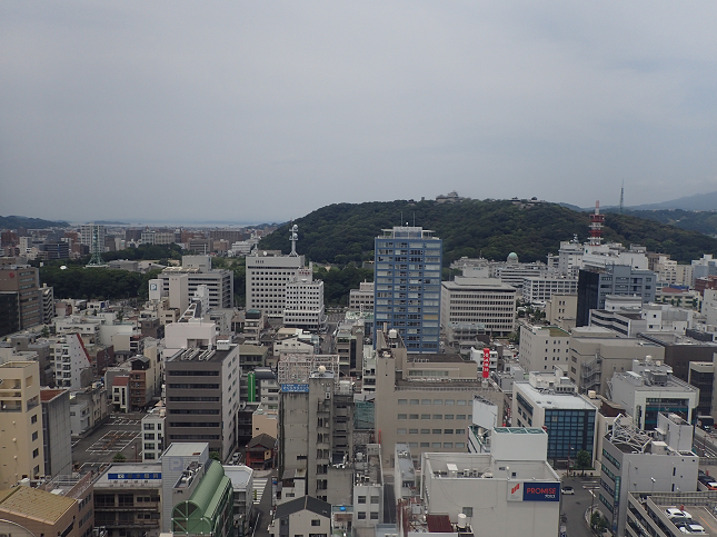 松山市駅 いよてつ高島屋 Matsuyama IYOTETSU TAKASHIMAYA くるりん Ferris wheel 眺め View