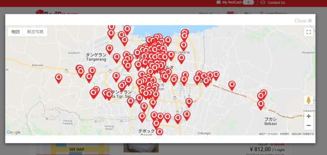 RedDoorZ インドネシア ホテル予約サイト 予約の仕方